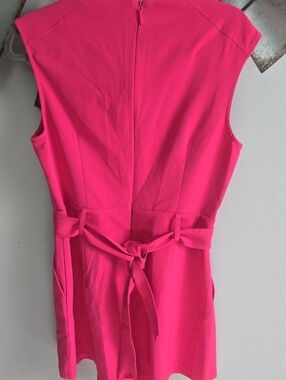 New York & Company Hot Pink Stretch Top